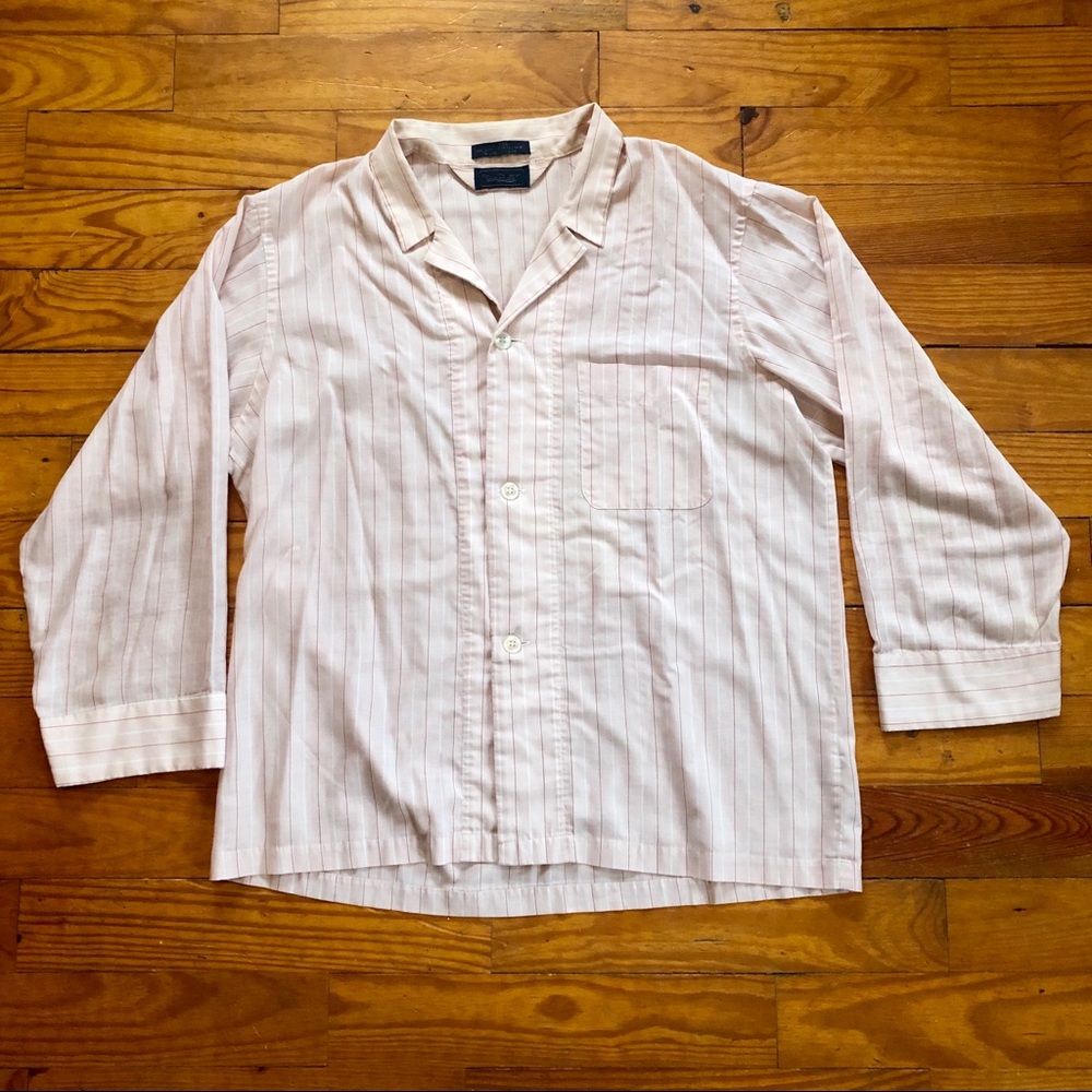 Preppy EUC VTG Button Down Pajama / Sleep Shirt